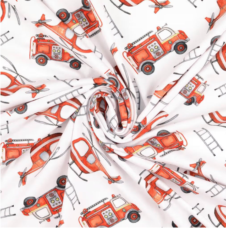 Baumwolljersey Feuerwehr