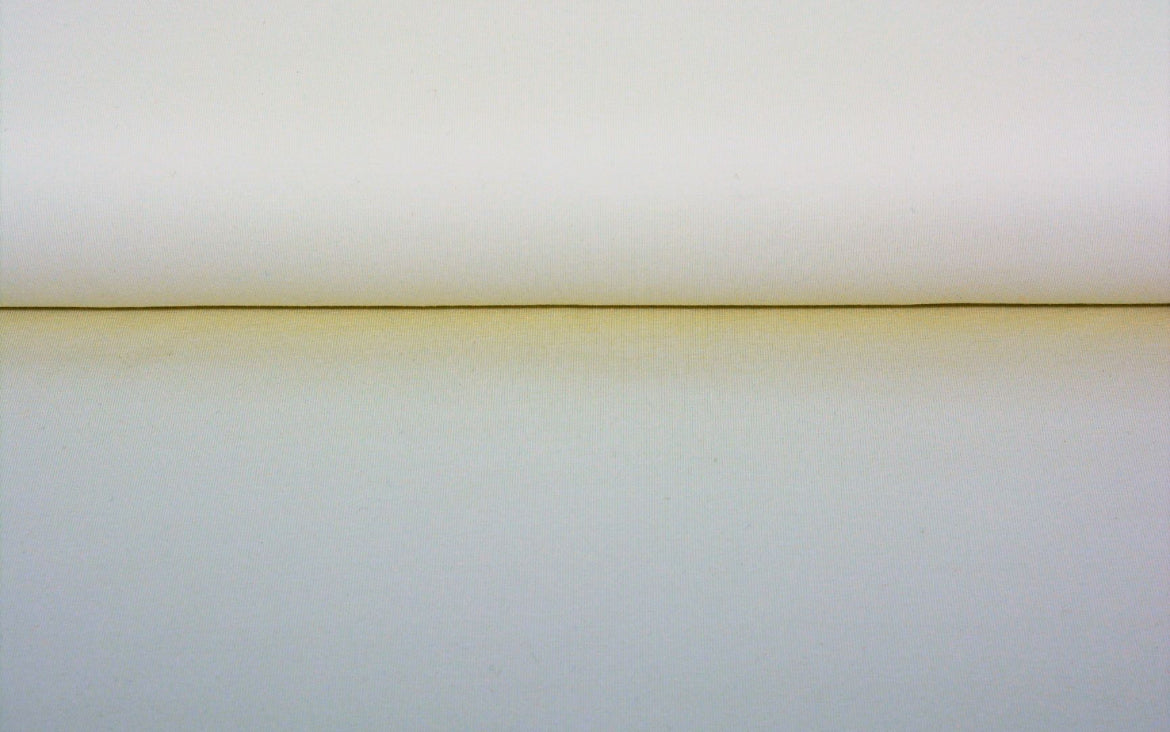 Baumwolljersey Uni Creme