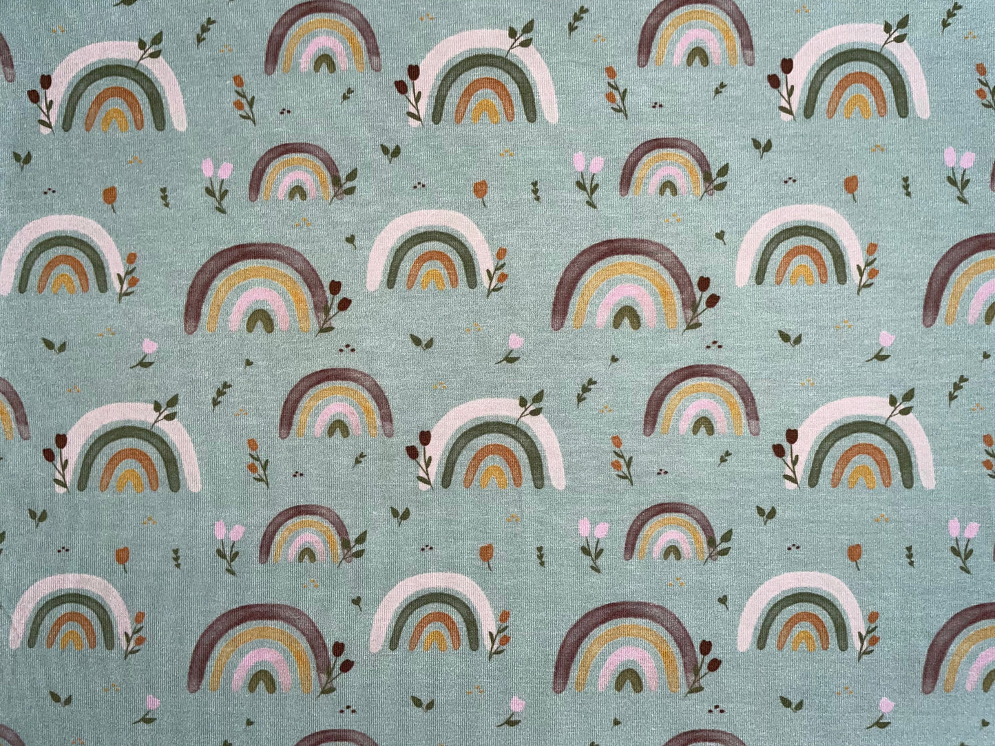 Baumwolljersey Regenbogen Fräulein von Julie