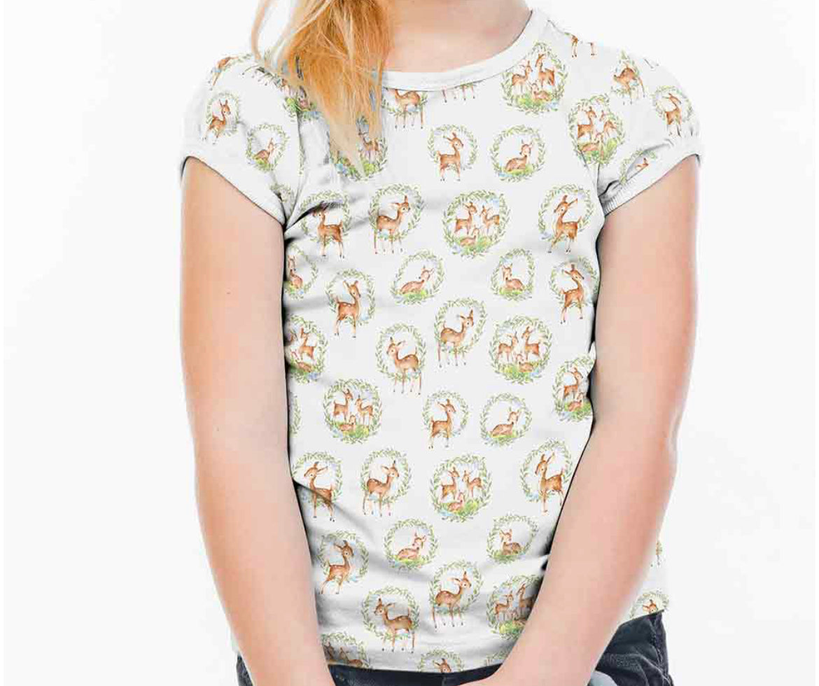 Baumwolljersey Lilli Rehe