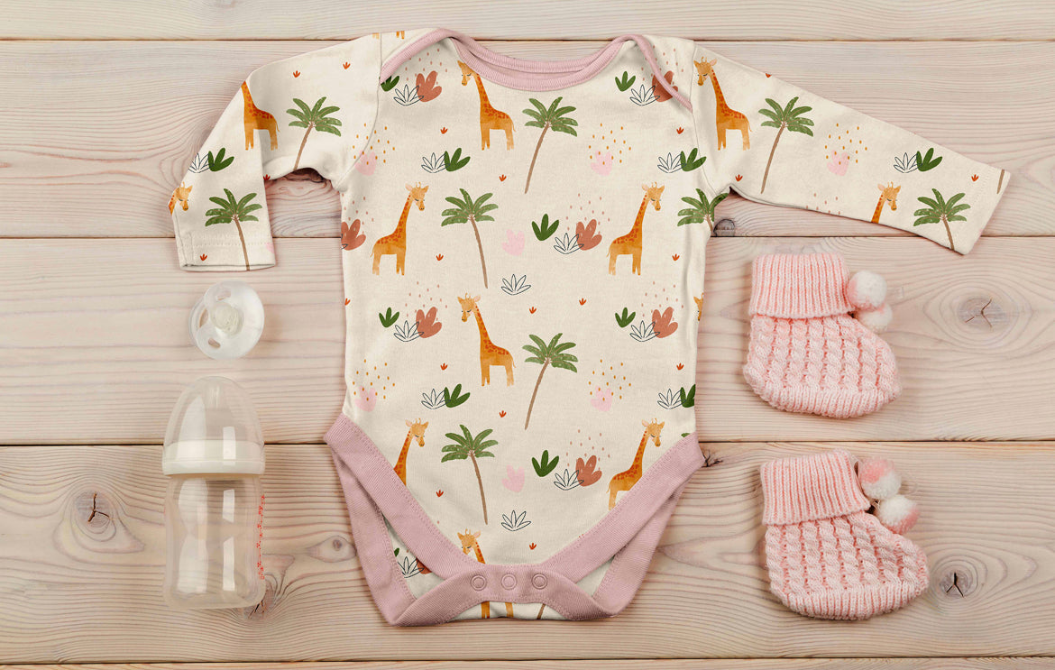 Baumwolljersey Giraffe