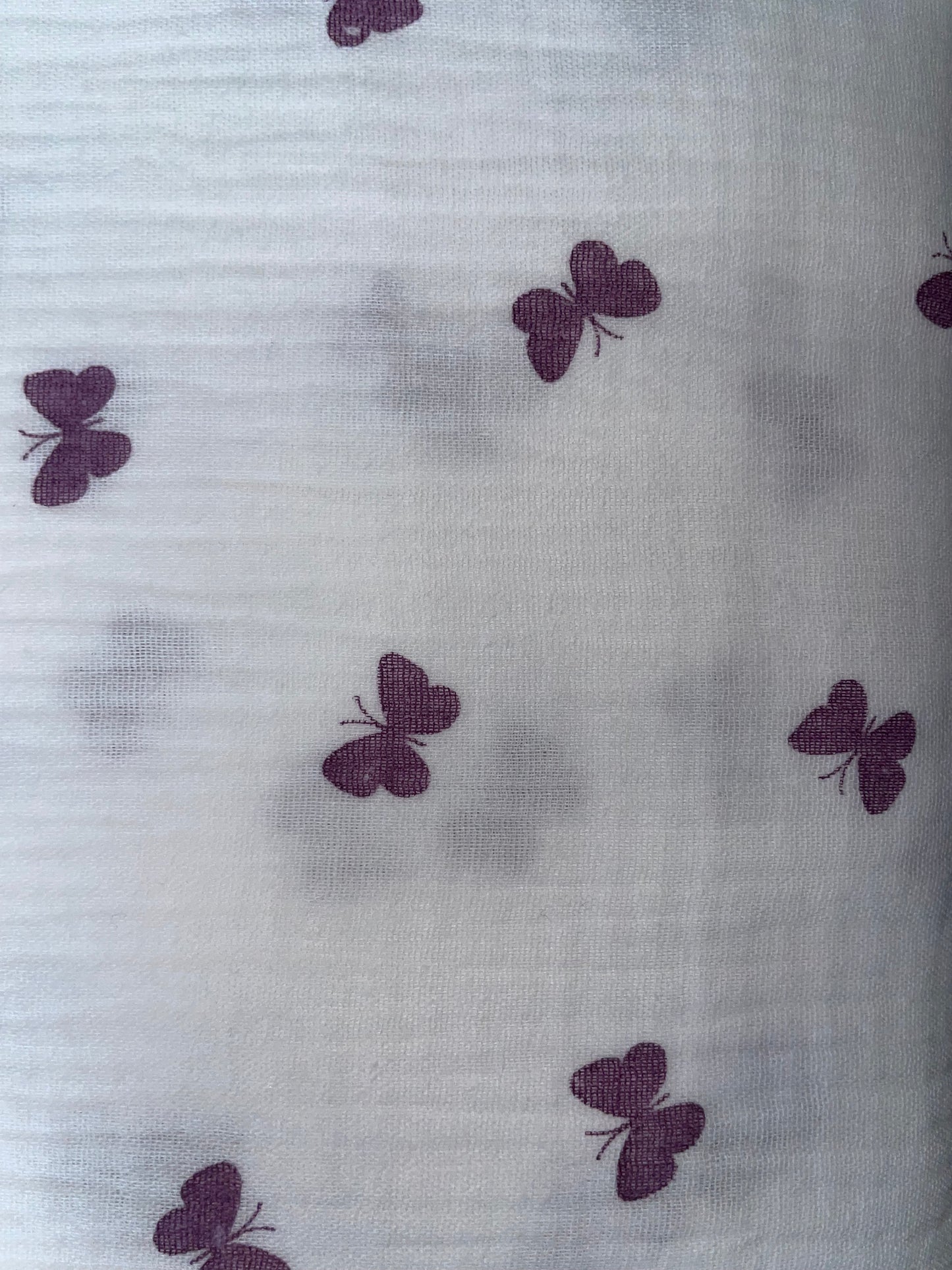 Baumwollmusselin Schmetterling