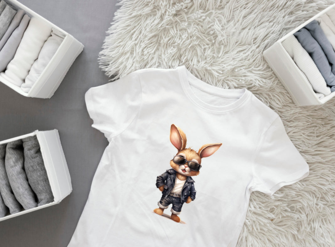 Bügelbild Hasen junge