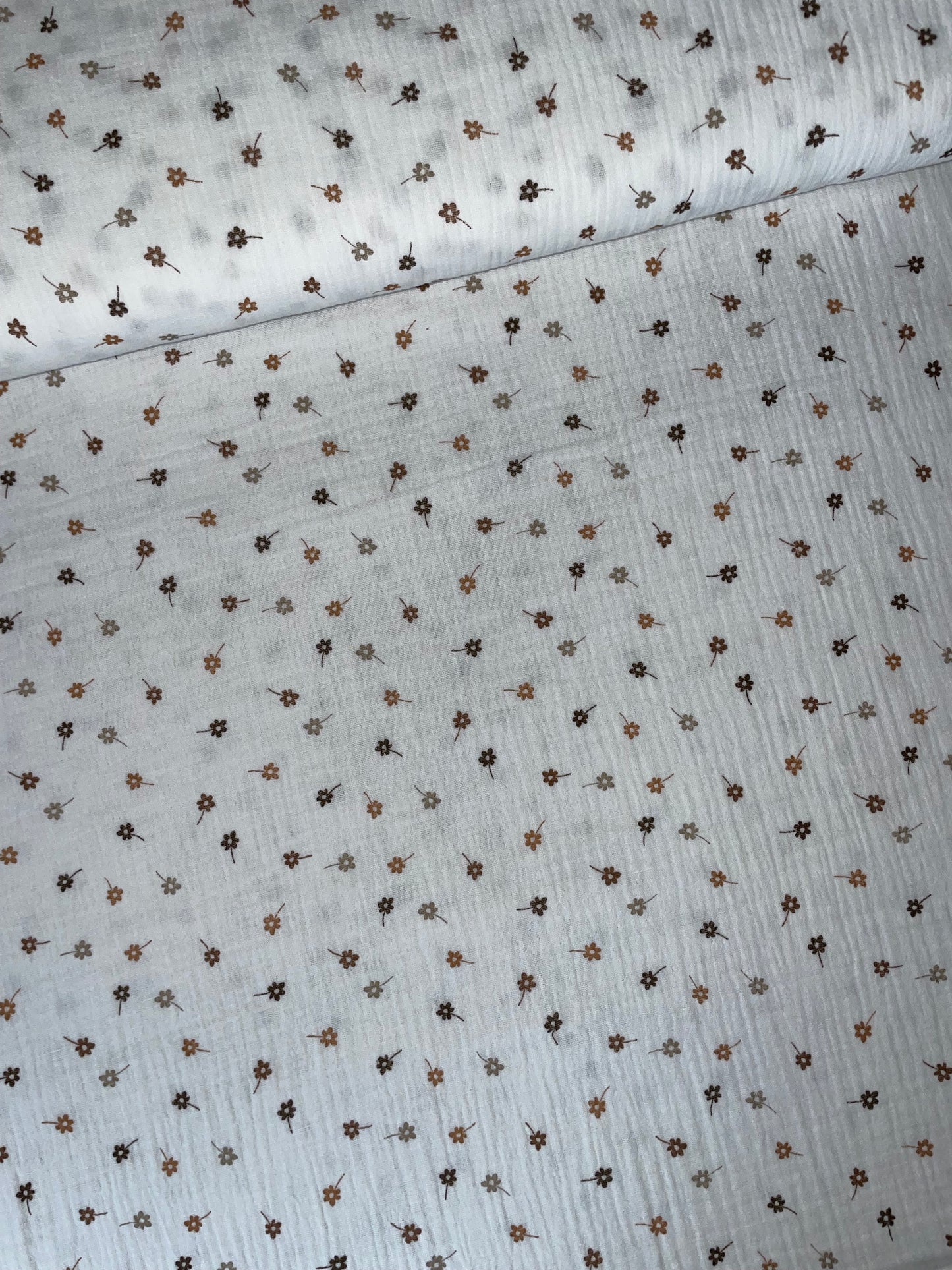 Baumwollmusselin Blumen
