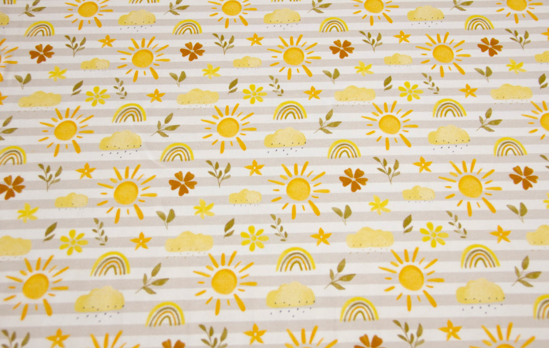 Baumwolljersey Sonne Fräulein von Julie