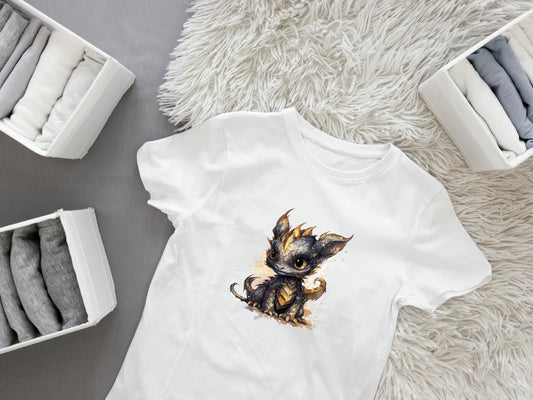 Bügelbild Drache Theo