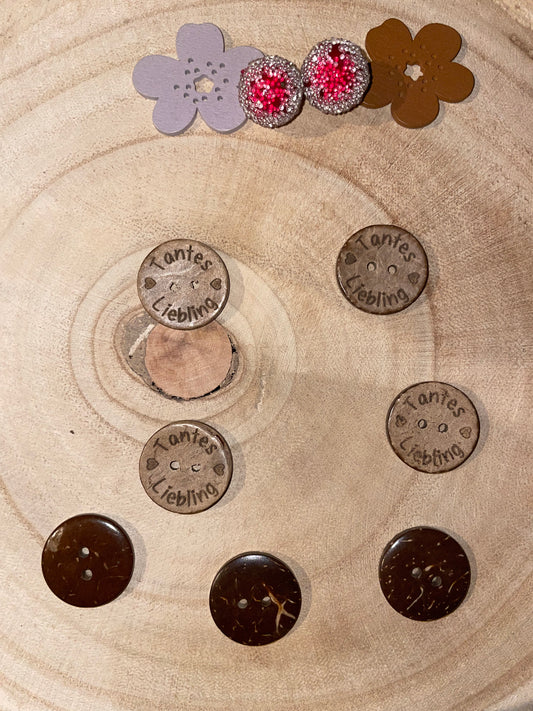 KOKOSKNOPF RUND EP ♥Tantes Liebling ♥ 20mm