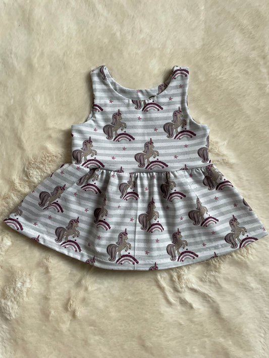 Tunika Kleid Einhorn Gr.92