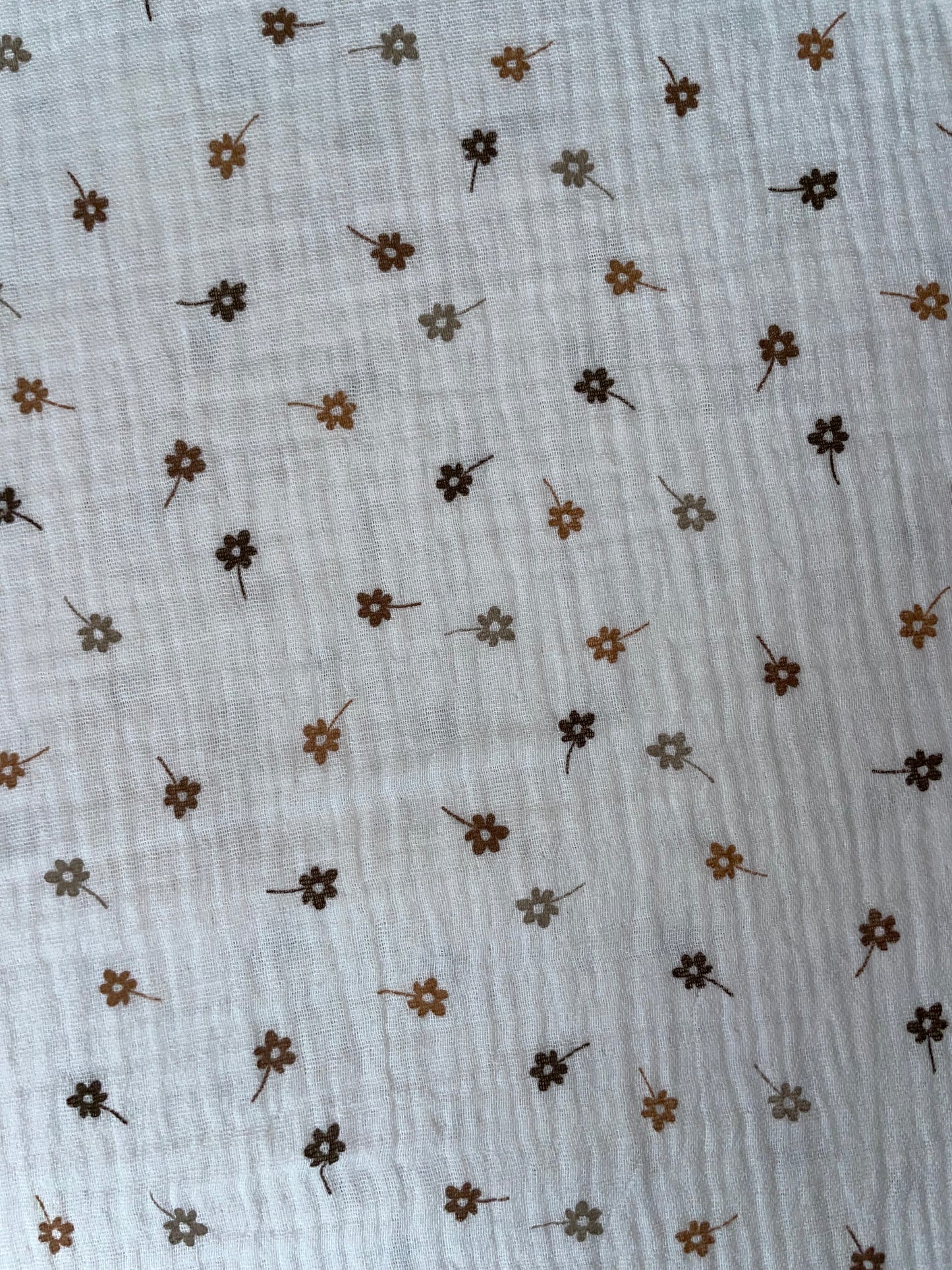 Baumwollmusselin Blumen