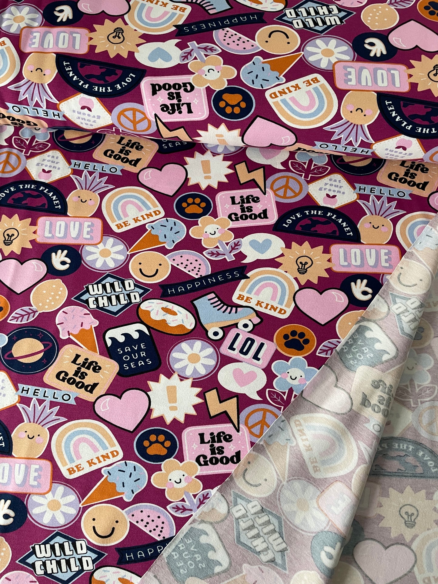 Baumwolljersey Sprüche