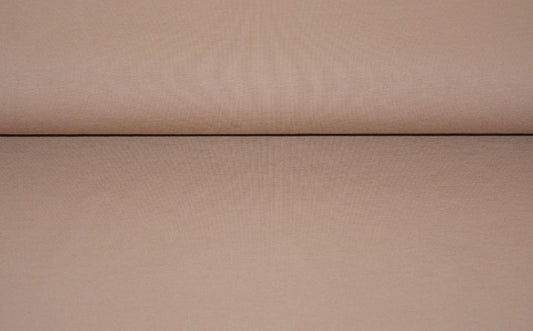 Baumwolljersey uni Braun