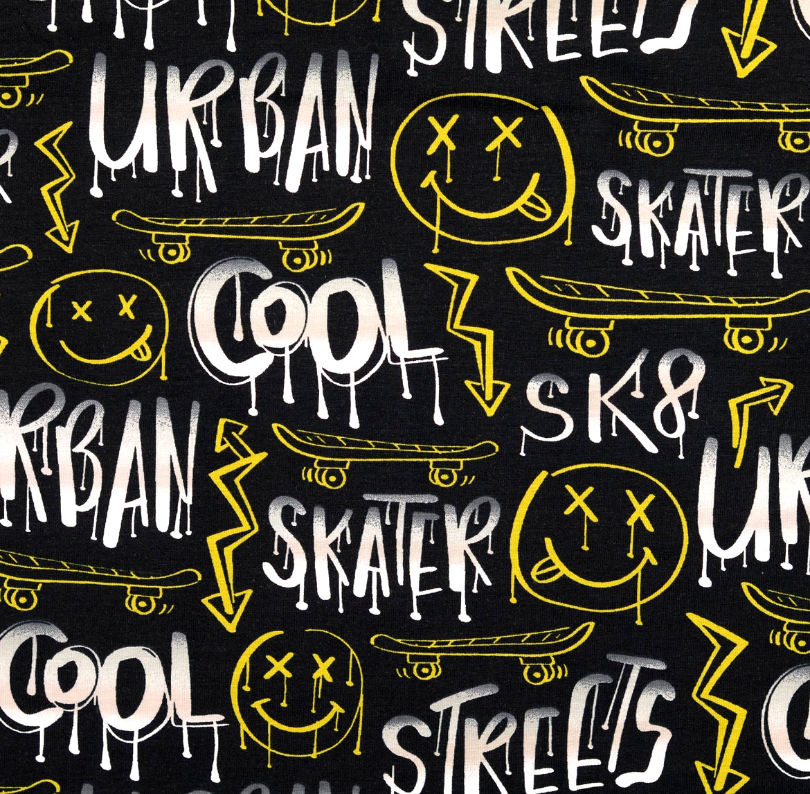 Baumwolljersey Skater