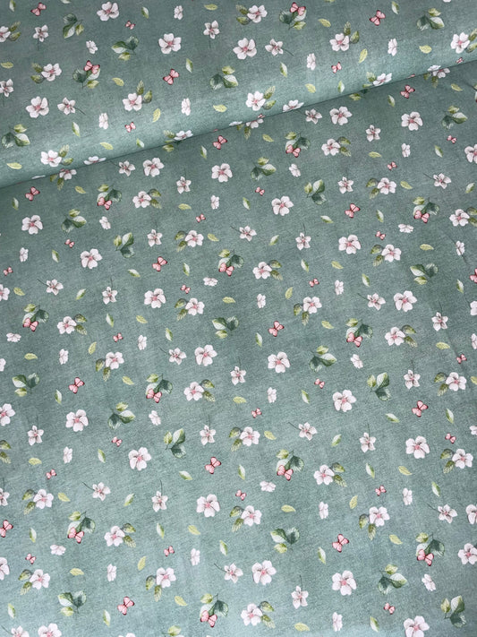 Baumwolljersey Blumen