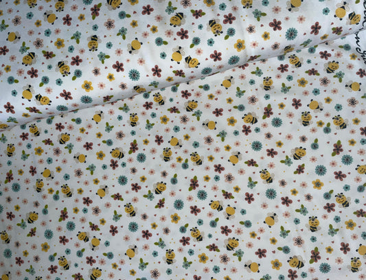 Baumwolljersey Biene Fräulein von Julie